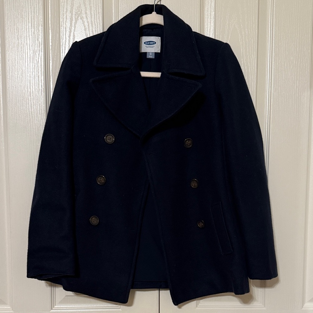 Old Navy Navy Blue Pea Coat